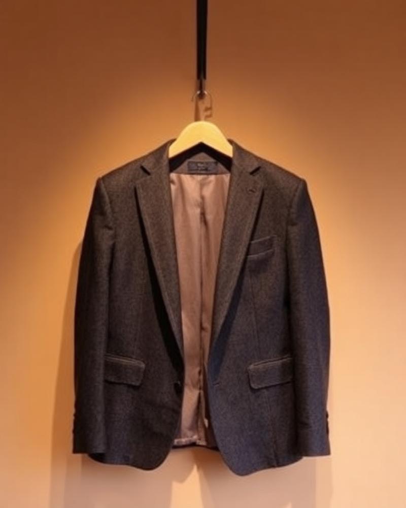 Charcoal Wool Blazer